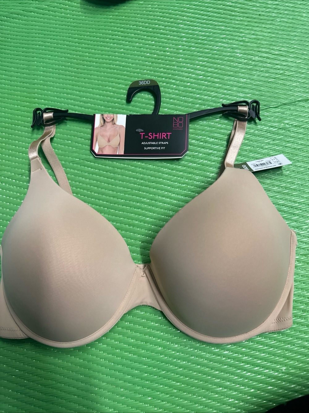 No Boundaries Nude T-Shirt Bra with Adjustable Straps